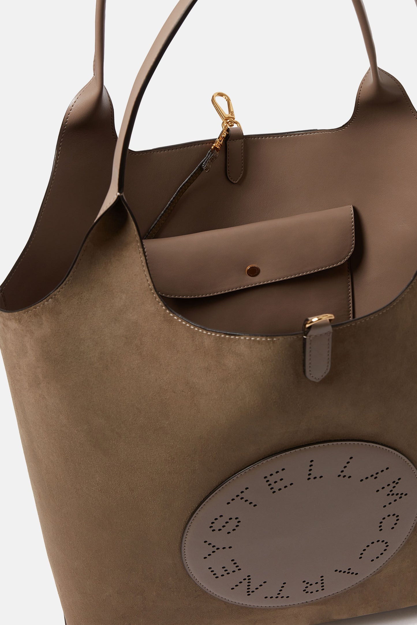 Stella Mccartney Women Logo Revesible Tote Bag Alter Mat &Amp; Alter Suede STELLA MCCARTNEY