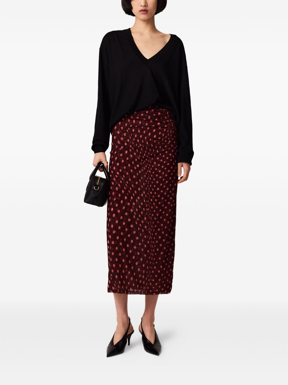 Stella Mccartney Women Polka Dot Long Skirt STELLA MCCARTNEY