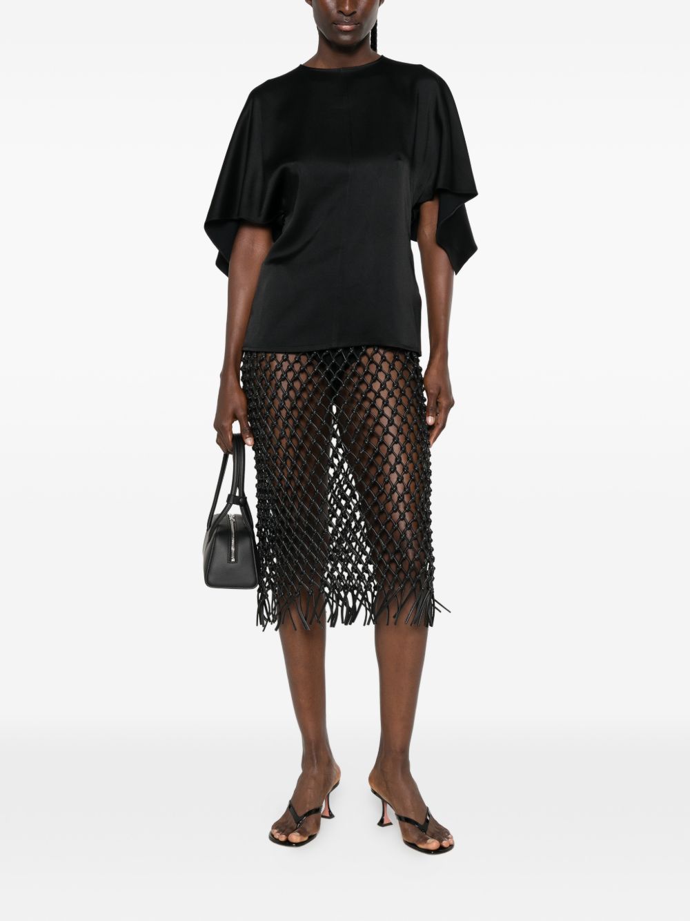 Stella Mccartney Women Satin Silk Top STELLA MCCARTNEY