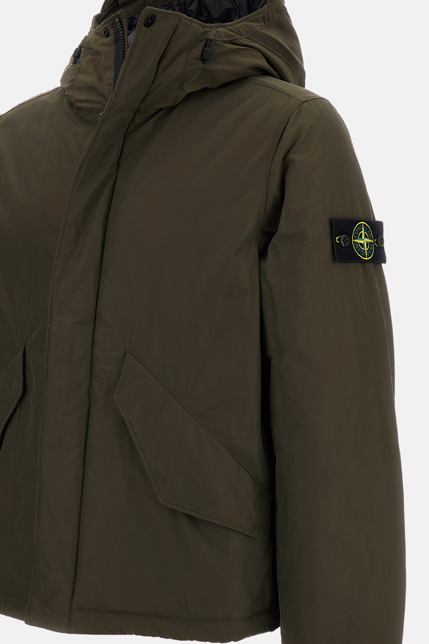 Stone Island Men Water-Repellent Short Hooded Parka STONE ISLAND