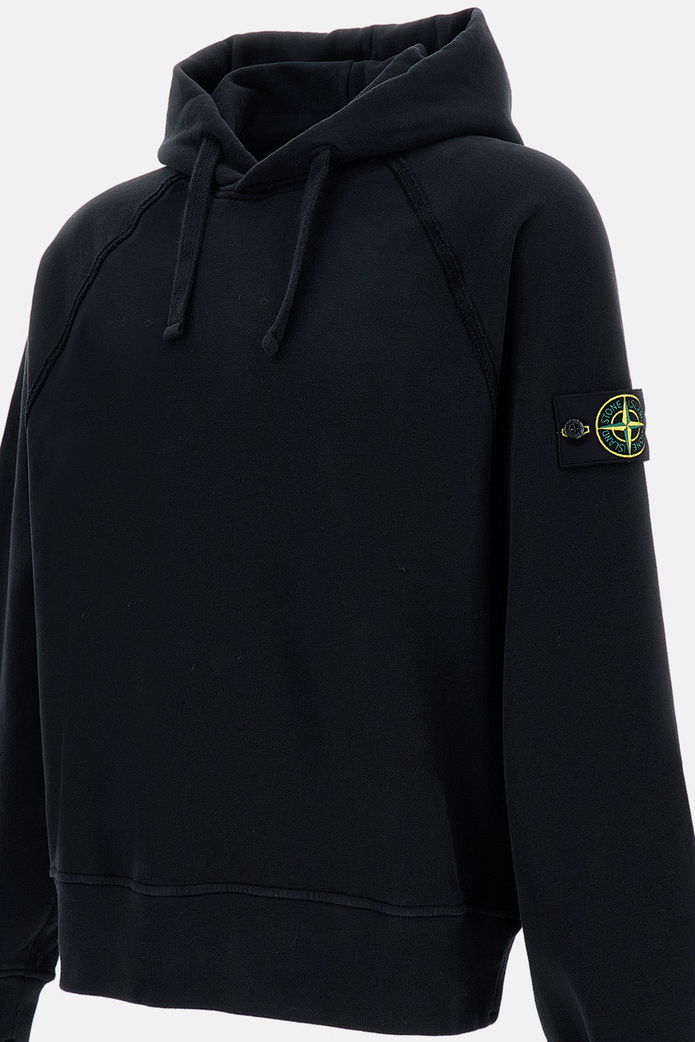 Stone Island Men Oversized Brushed Organic Cotton Hoodie STONE ISLAND