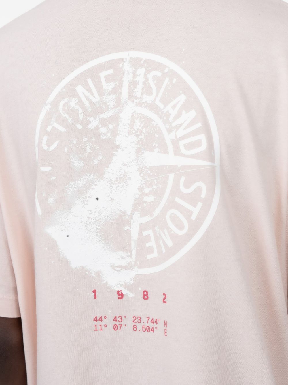 Stone Island Men Logo Cotton T-Shirt STONE ISLAND