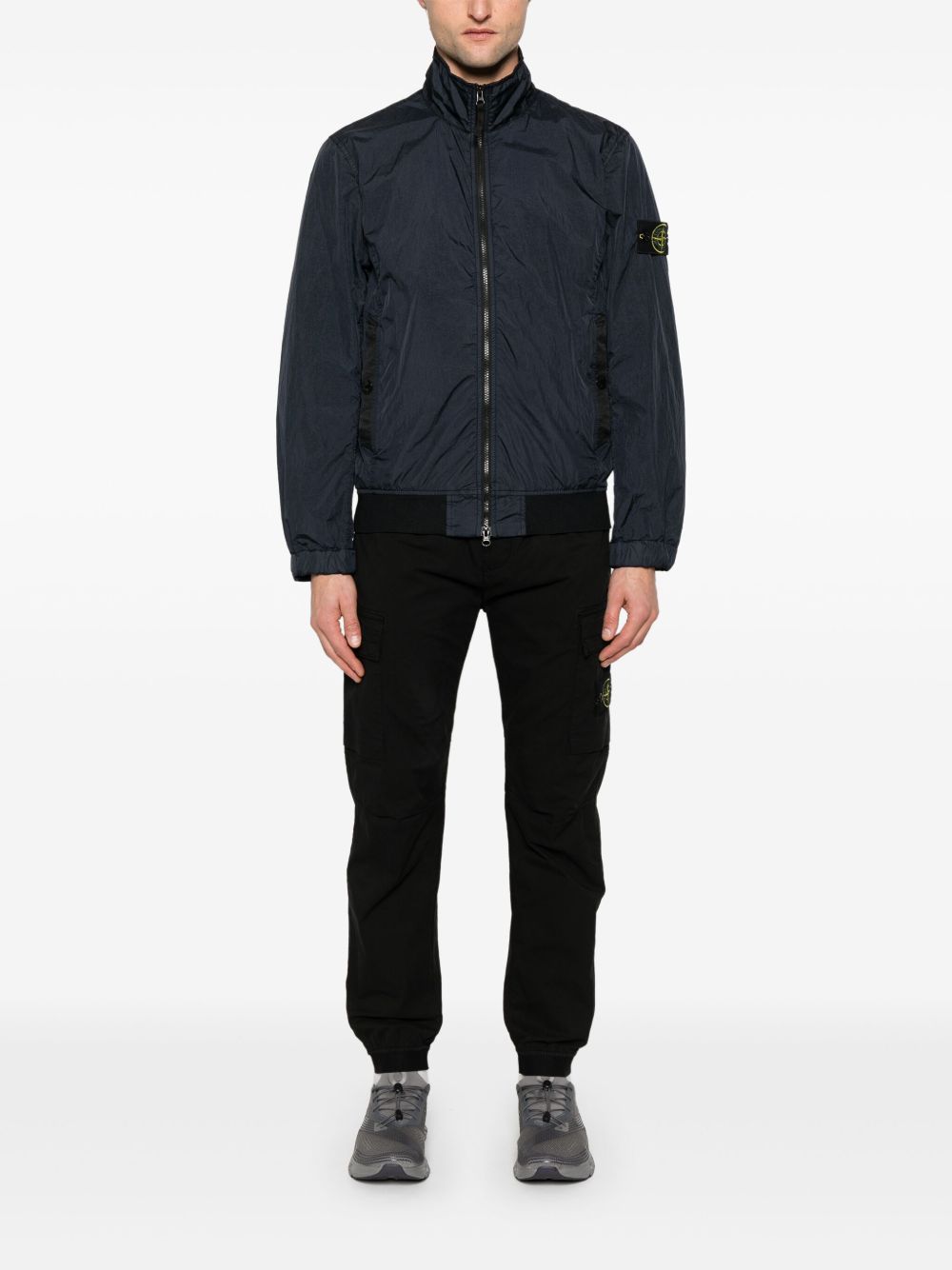 Stone Island Men Logo Nylon Blouson Jacket STONE ISLAND