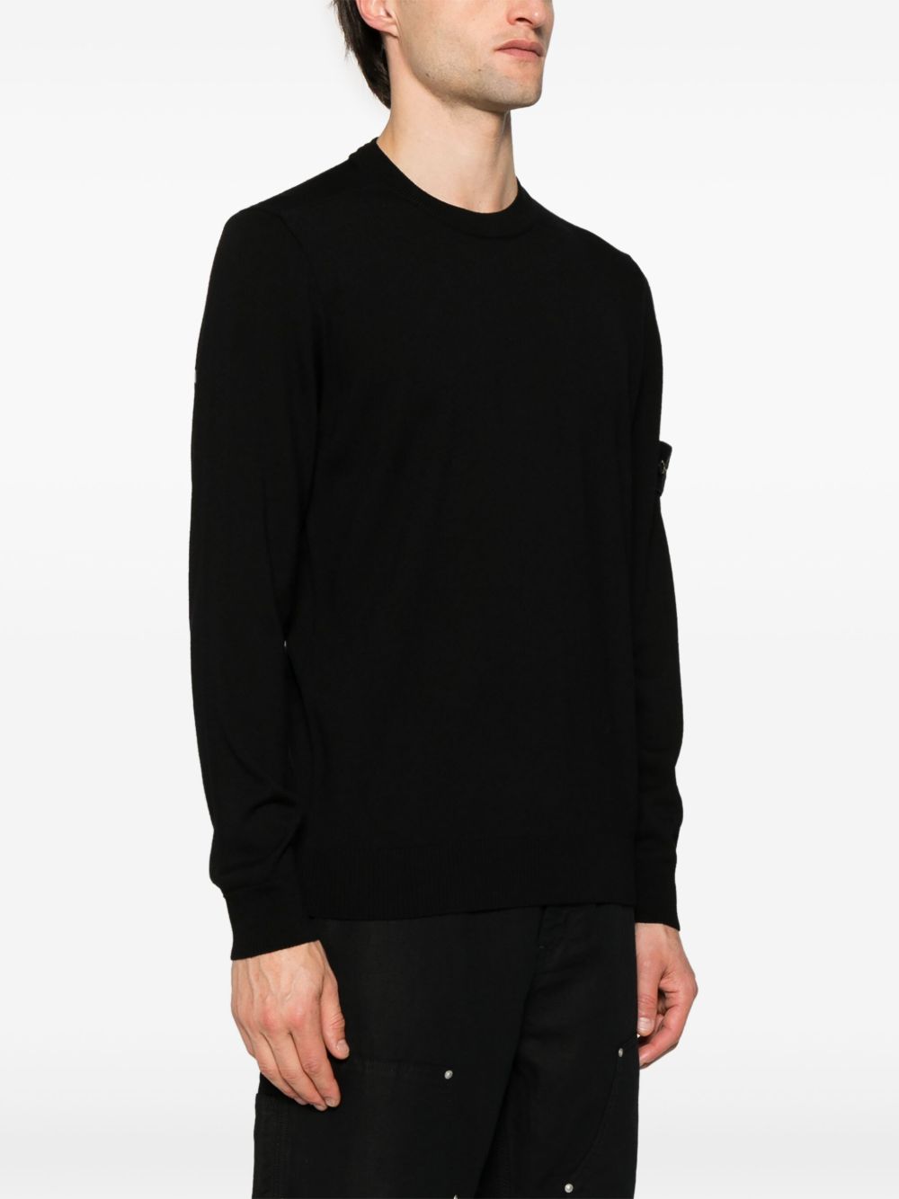 Stone Island Men Wool Crewneck Sweater