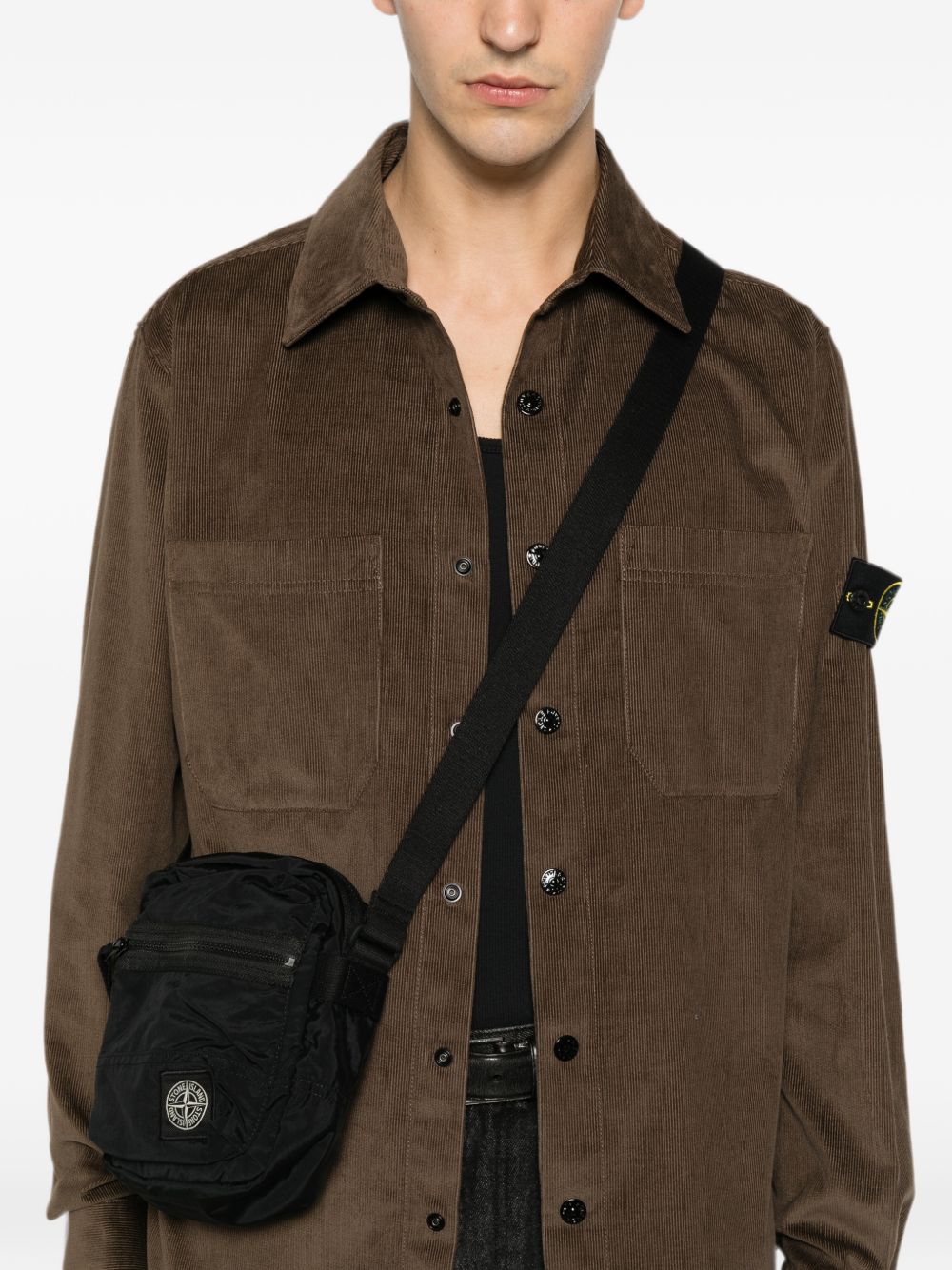 Stone Island Men Nylon Crossbody Bag STONE ISLAND