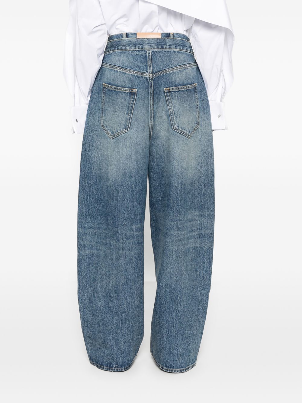 The Attico Women Denim Cotton Jeans