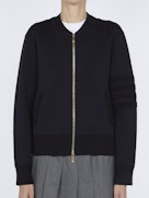 Thom Browne Women Ottoman Milano Stitch 4-Bar Bomber Jacket THOM BROWNE