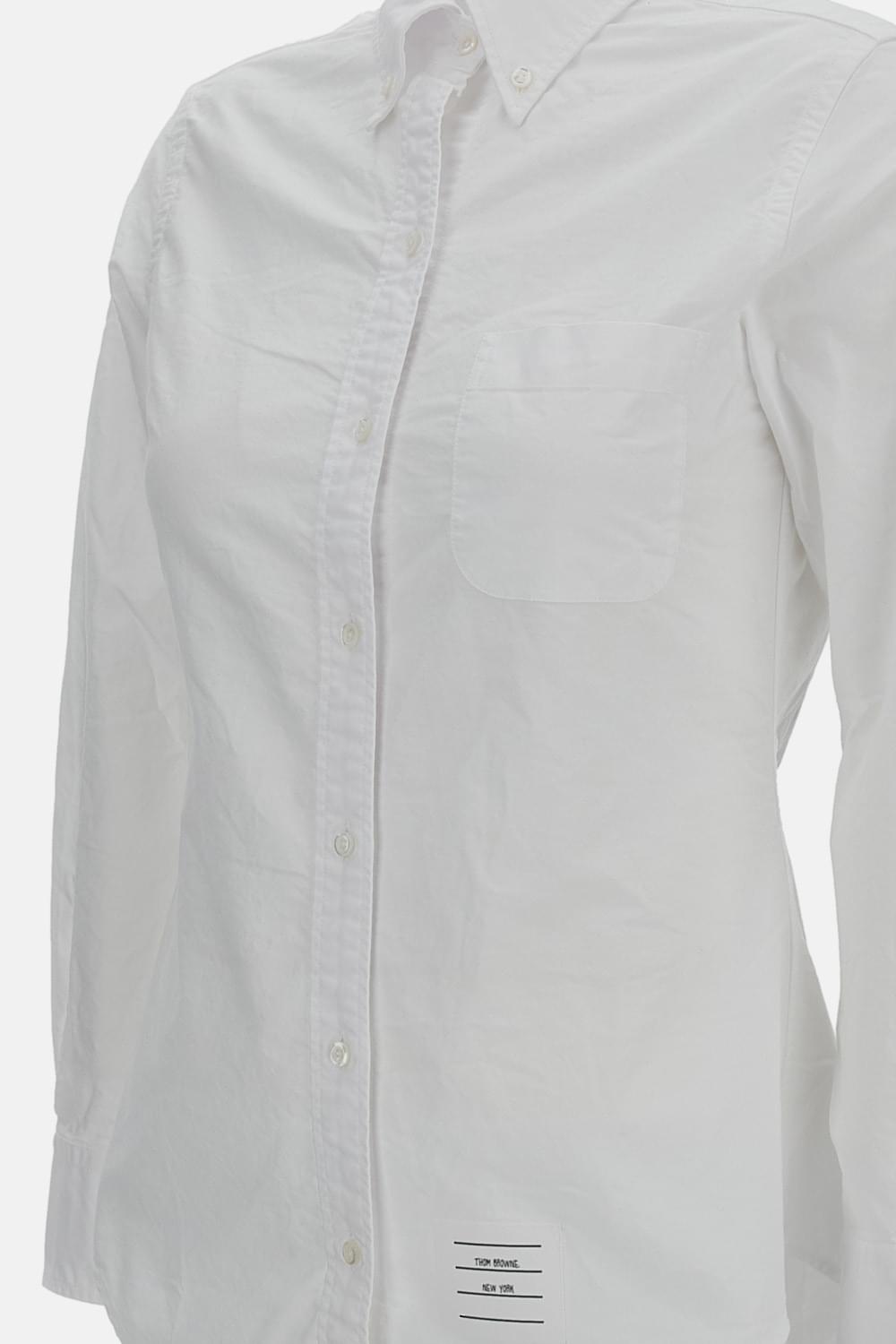 Thom Browne Women Classic Collar Shirt In Oxford THOM BROWNE