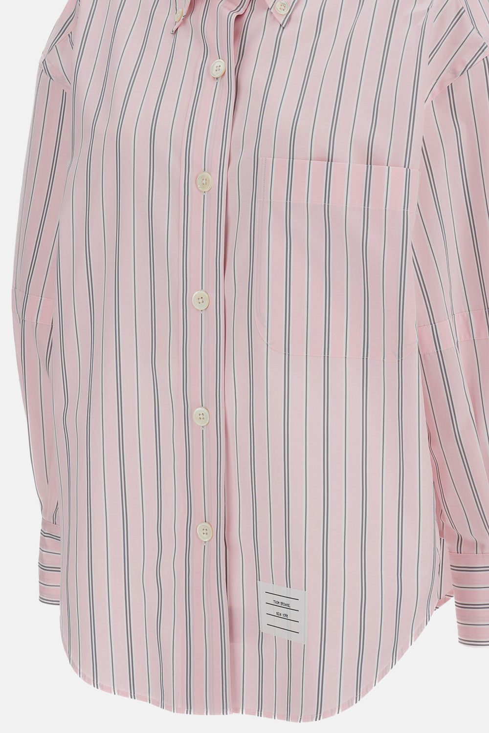 Thom Browne Women Supersized Striped Shirt THOM BROWNE