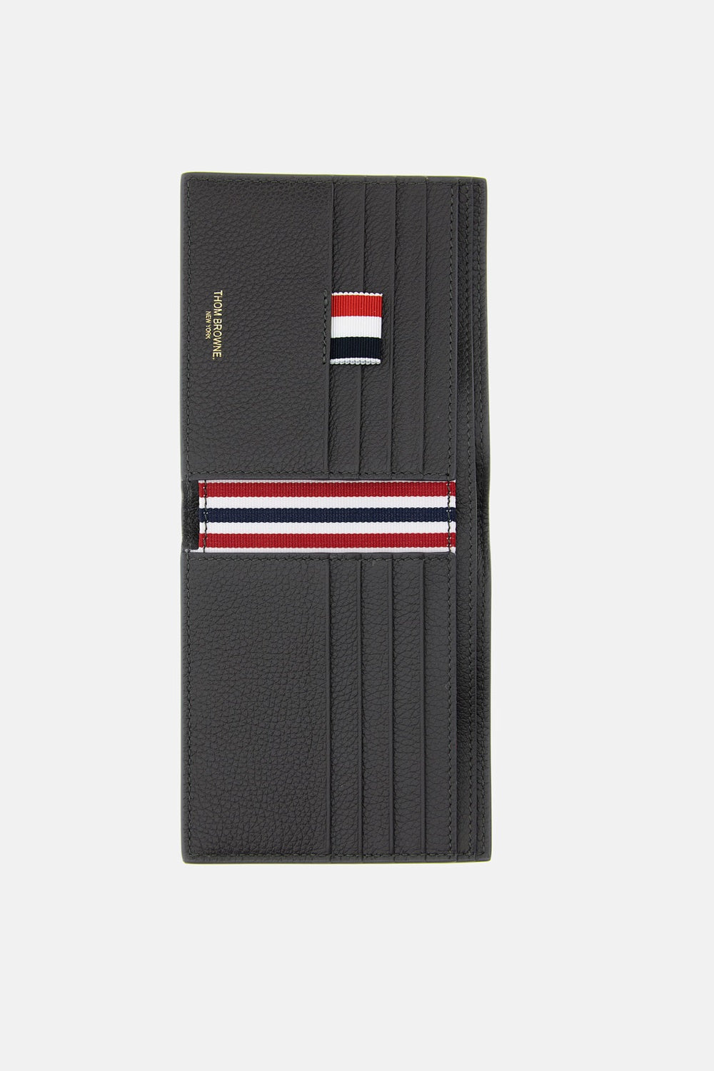 Thom Browne Men Billfold In Soft Pebble Grain Leather THOM BROWNE