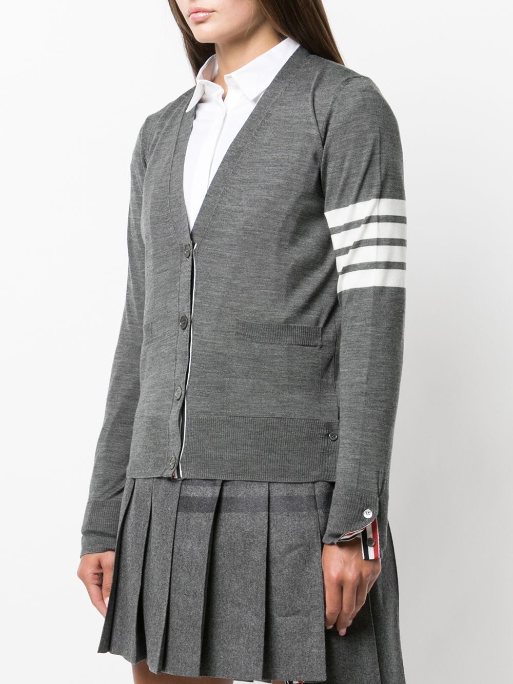 Thom Browne Women Wool Cardigan THOM BROWNE