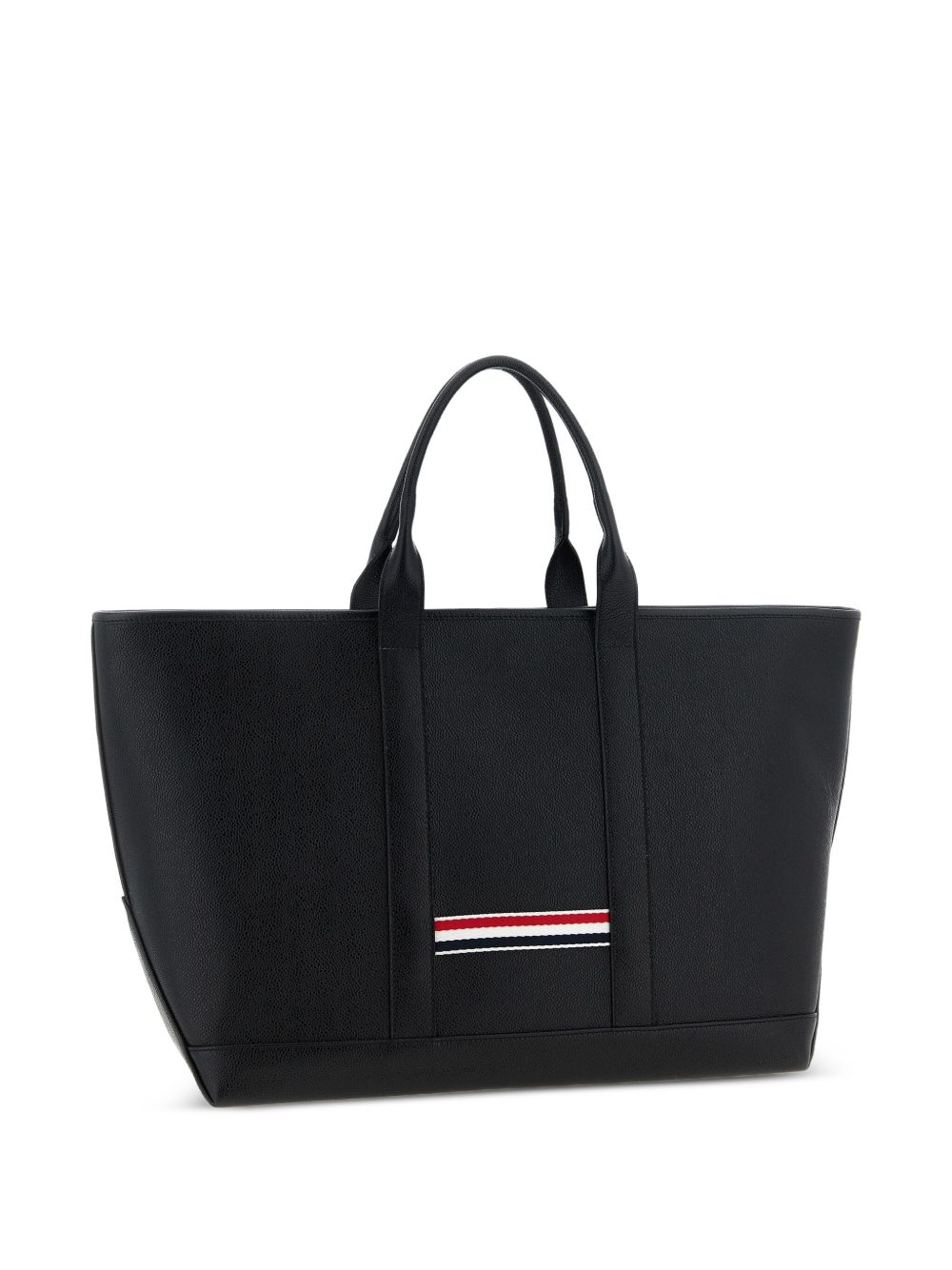 Thom Browne Men Leather Medium Tote Bag THOM BROWNE