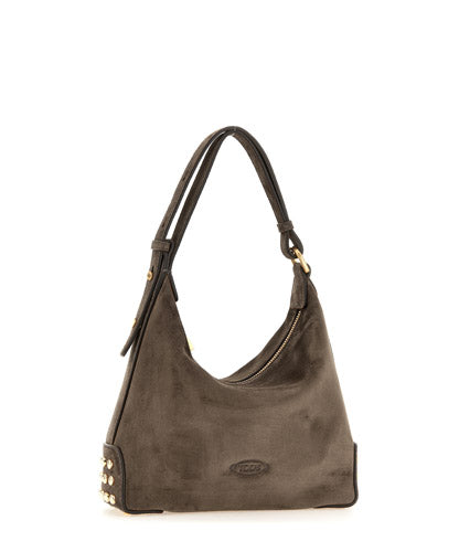 Tod's Women Gmt Sacca Mini Metal Dots In Suede Bag TOD'S