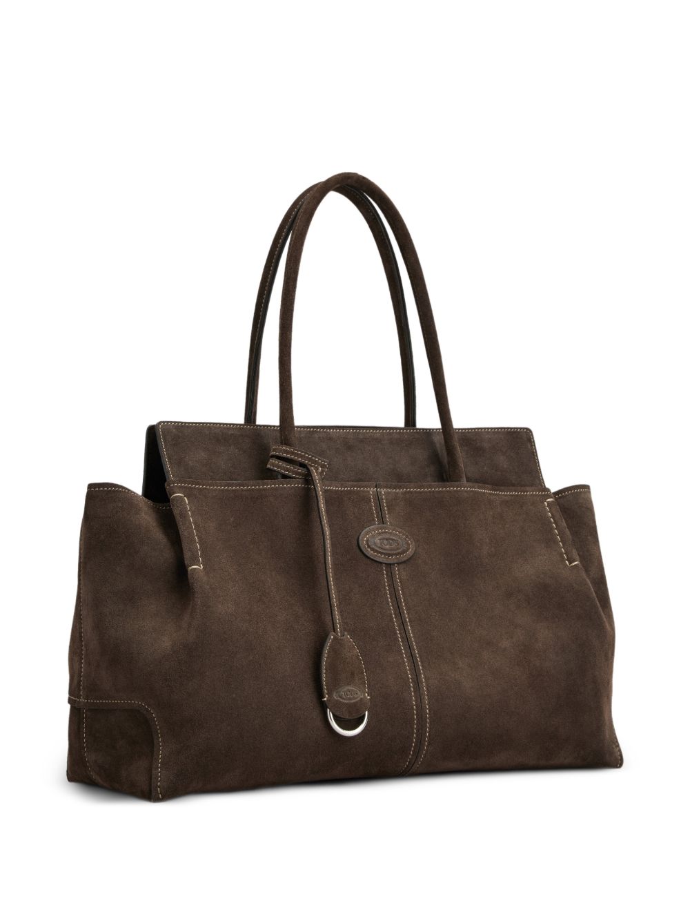 Tod's Women Suede Leather Medium Tote TOD'S