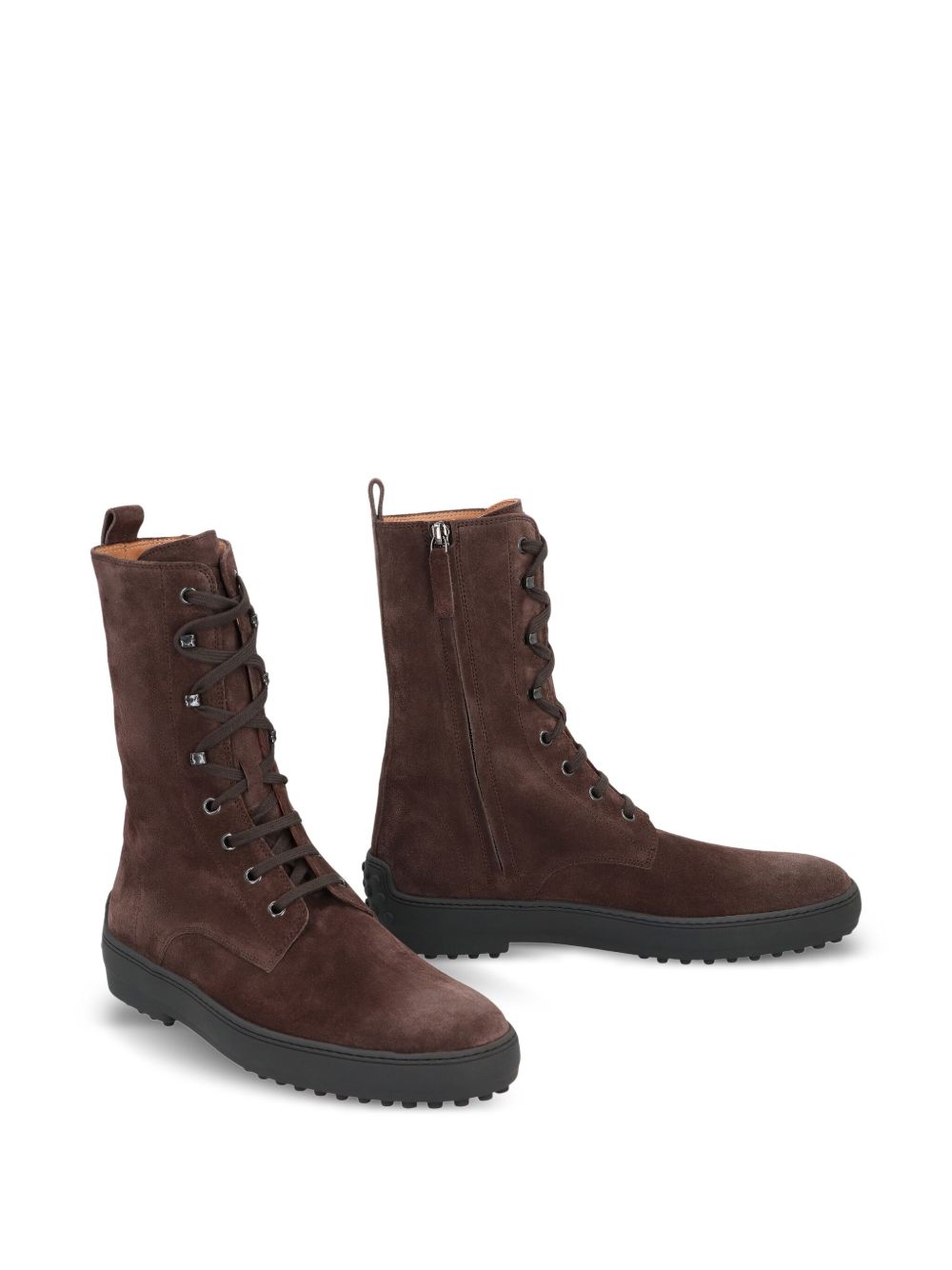 Tod's Women Gommino Leather Laced Boots TOD'S
