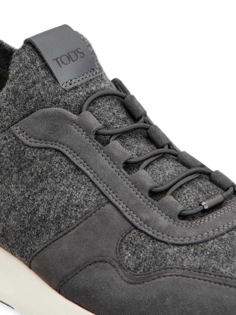 Tod's Men Leather And Knit Sneakers TOD'S