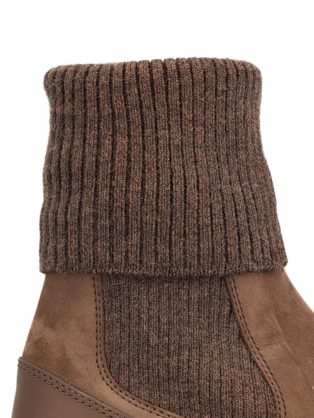 Tod's Women Leather Knitted Chelsea Boots TOD'S