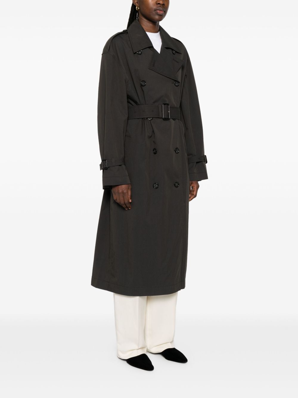 Toteme Women Cotton Blend Trench Coat TOTEME