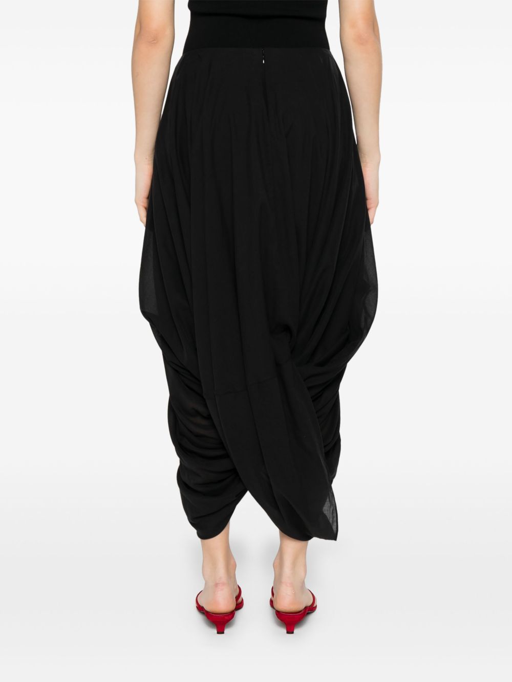 Toteme Women Cotton Blend Long Skirt TOTEME