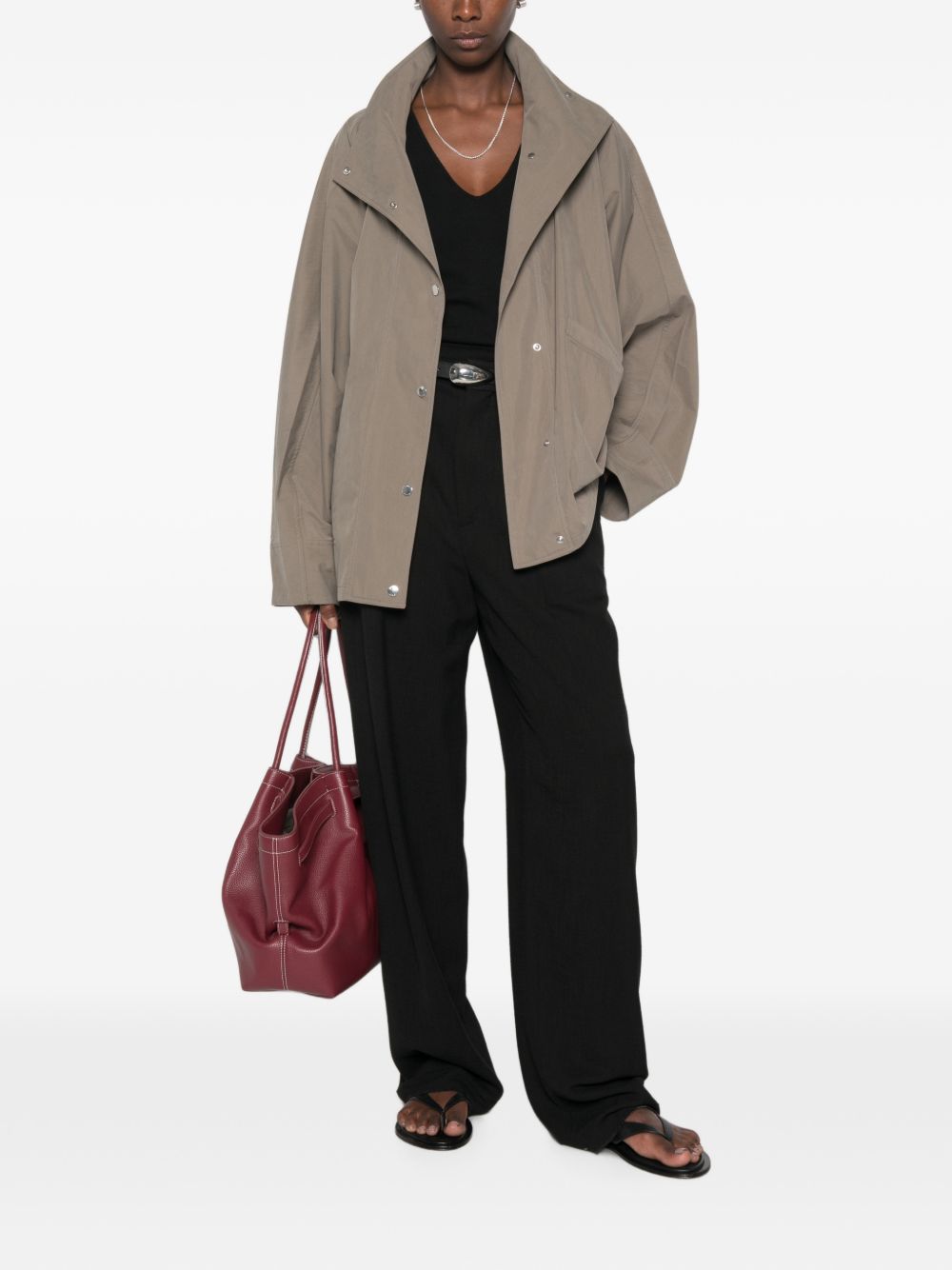 Toteme Women Cotton Blend Parachute Jacket