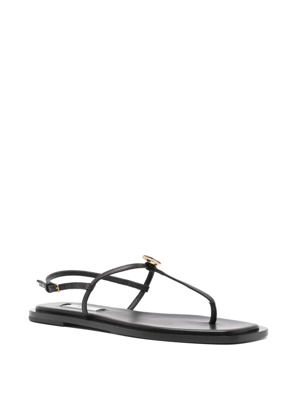 Toteme Women T-Strap Leather Sandals TOTEME