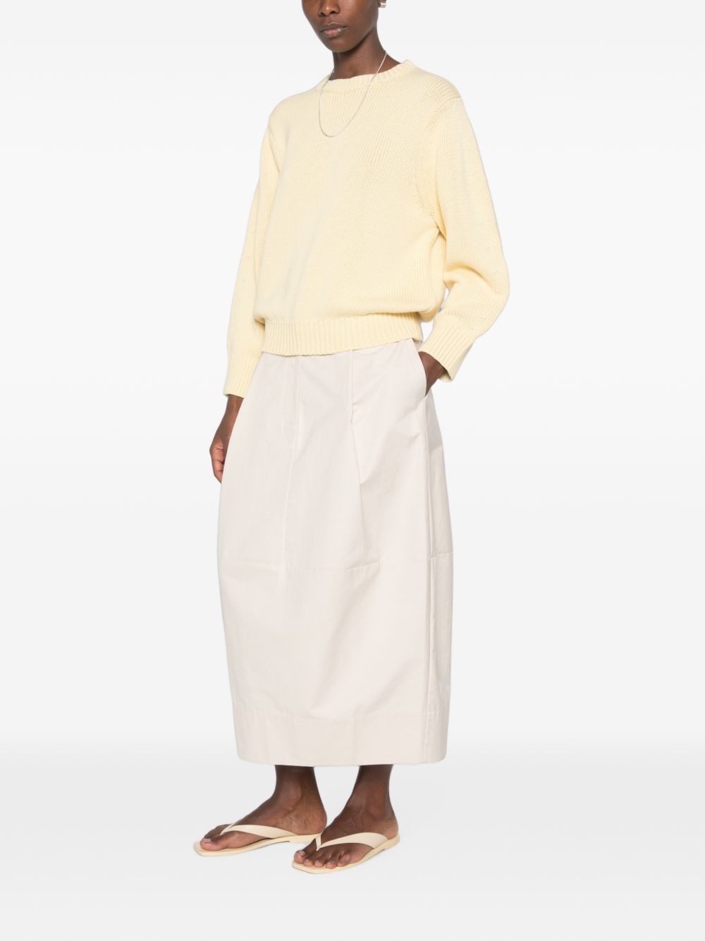 Toteme Women Cotton Oversized Sweater TOTEME