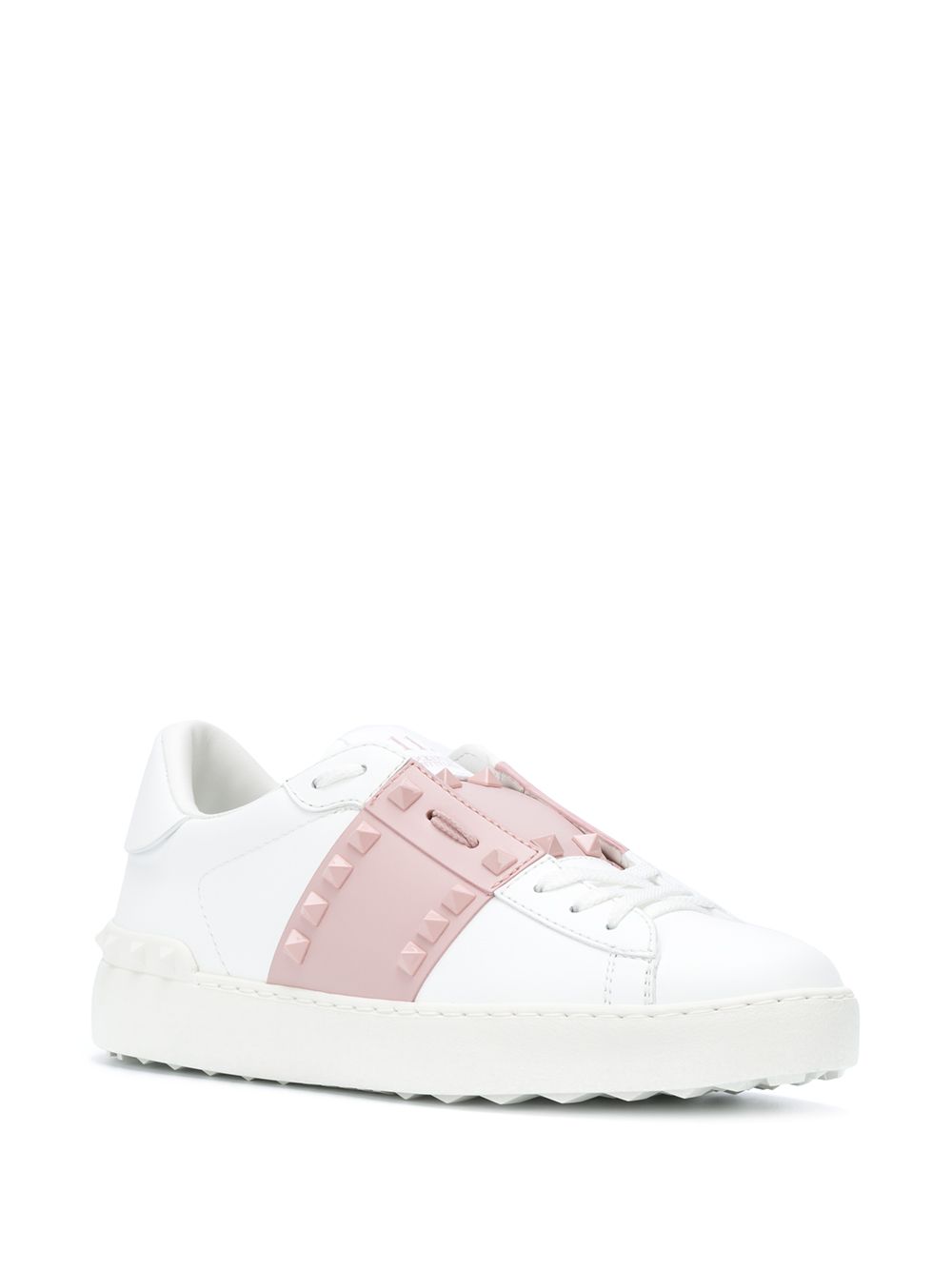 Valentino Garavani Women Rockstud Untitled Leather Sneakers VALENTINO GARAVANI