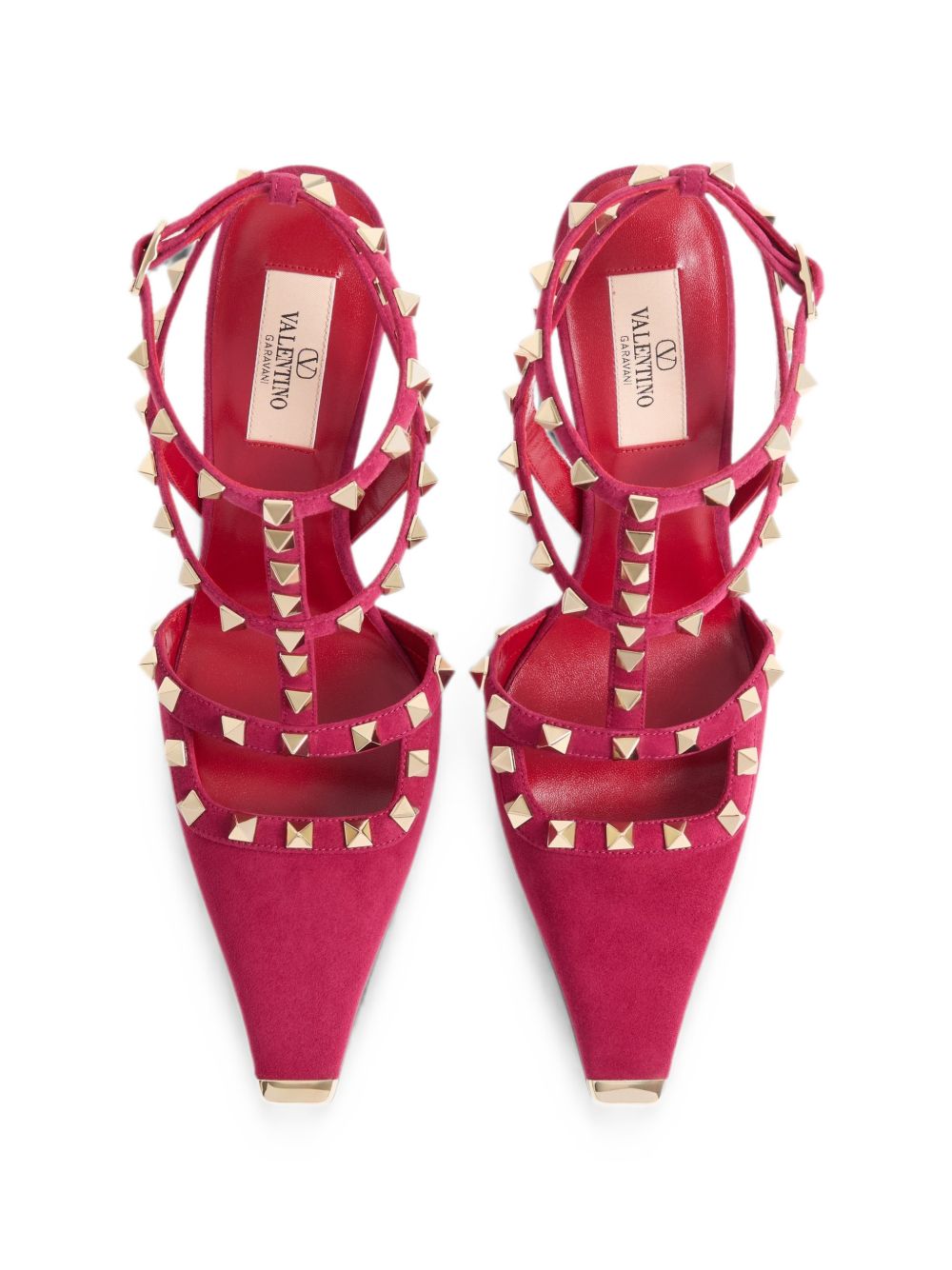 Valentino Garavani Women Rockstud Suede Leather Pumps VALENTINO GARAVANI
