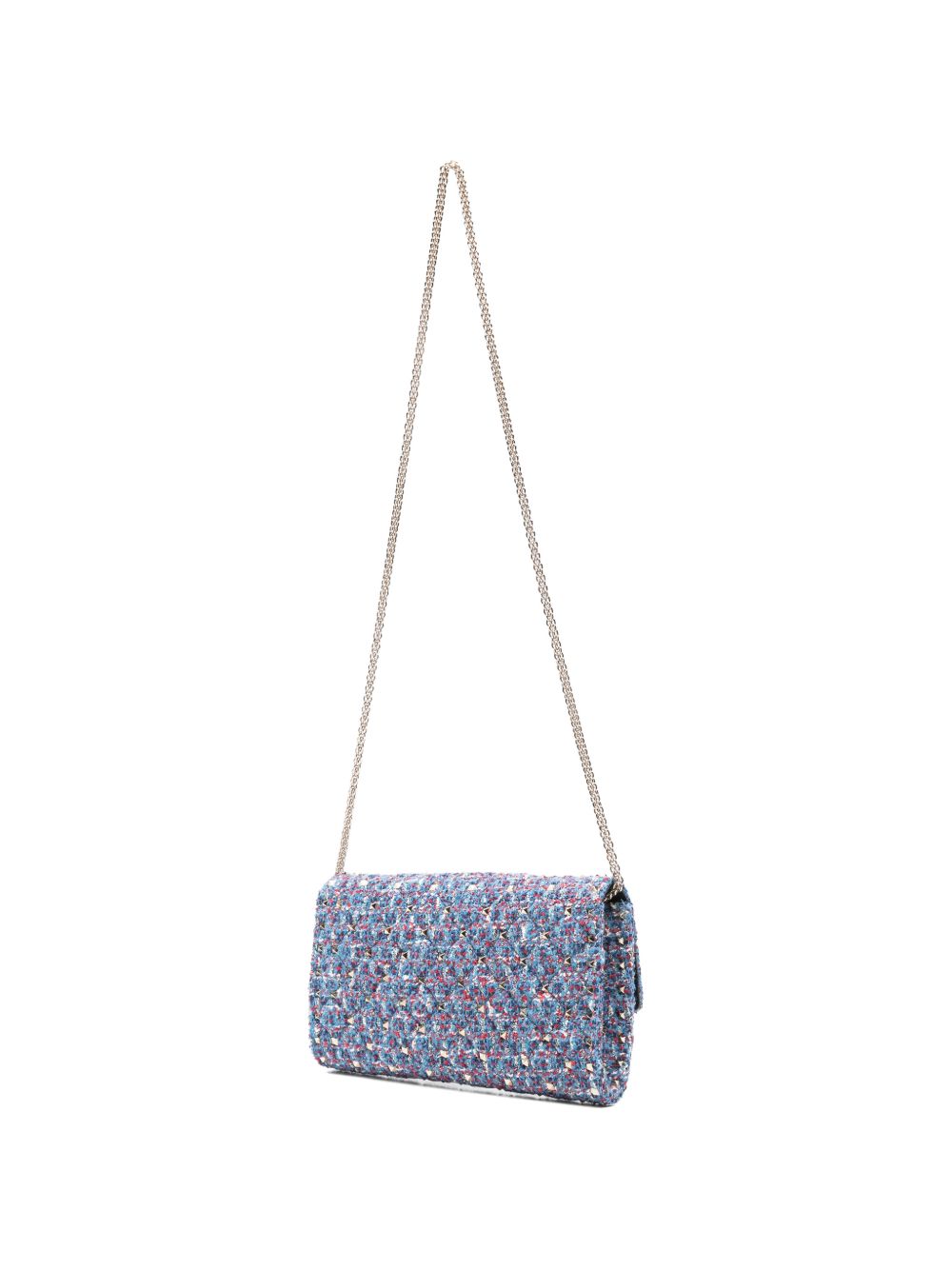 Valentino Garavani Women Rockstud Spike Tweed Shoulder Bag VALENTINO GARAVANI
