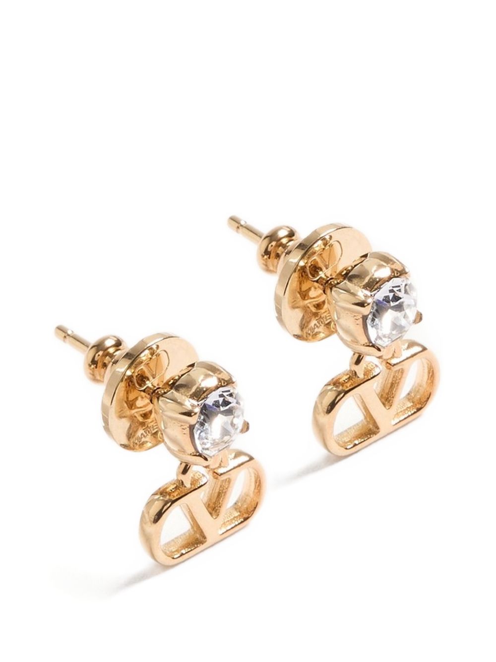 Valentino Garavani Women Vlogo Signature Strass Earrings VALENTINO GARAVANI