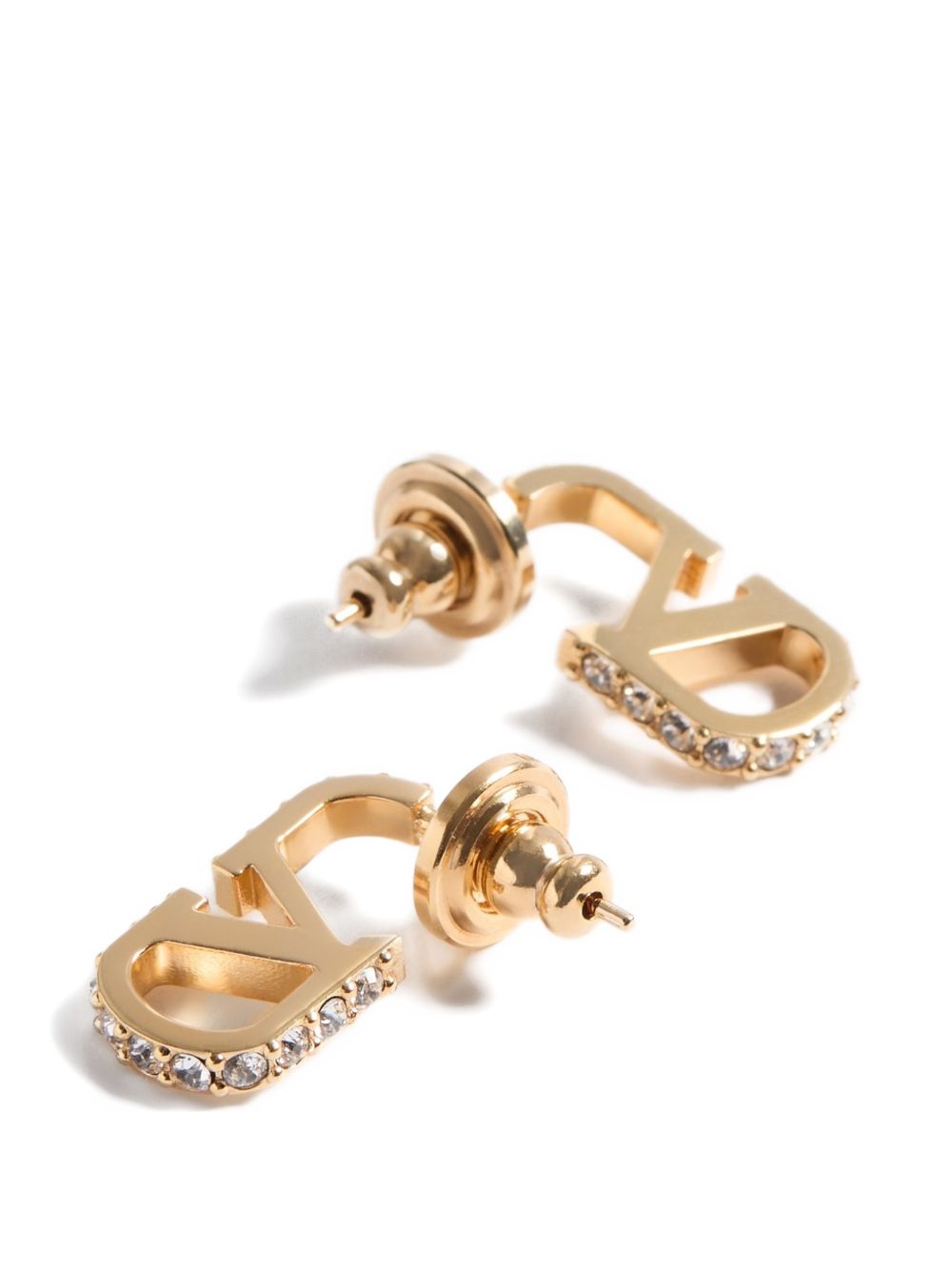 Valentino Garavani Women Vlogo Signature Strass Earrings VALENTINO GARAVANI