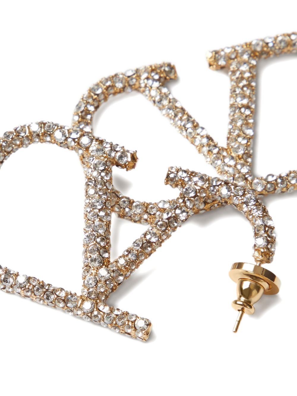 Valentino Garavani Women Vlogo Signature Strass Earrings VALENTINO GARAVANI