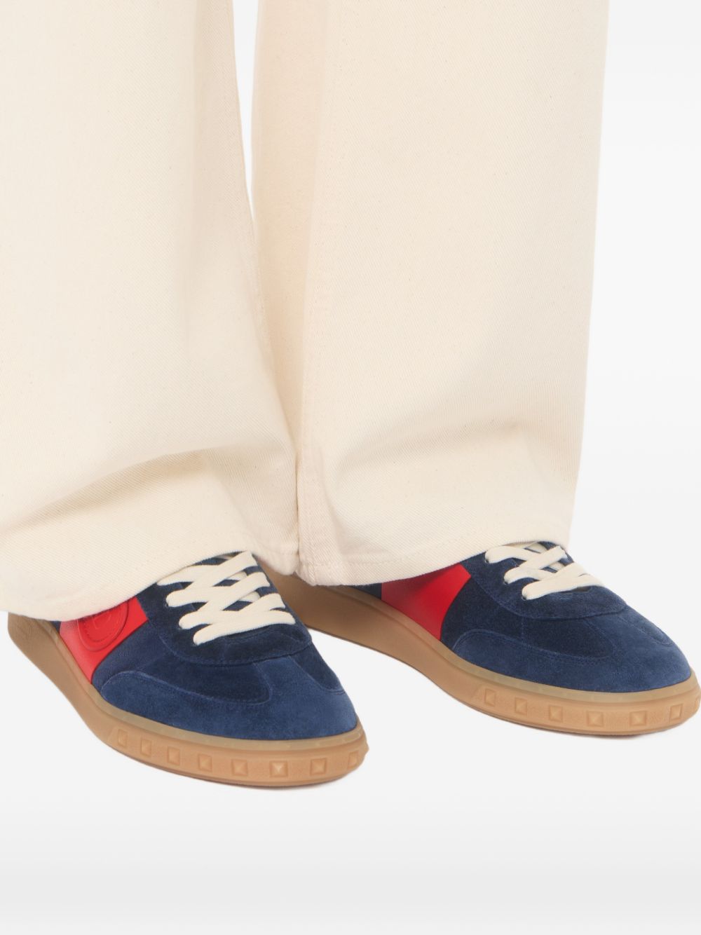 Valentino Garavani Men Upvillage Suede Leather Sneakers VALENTINO GARAVANI