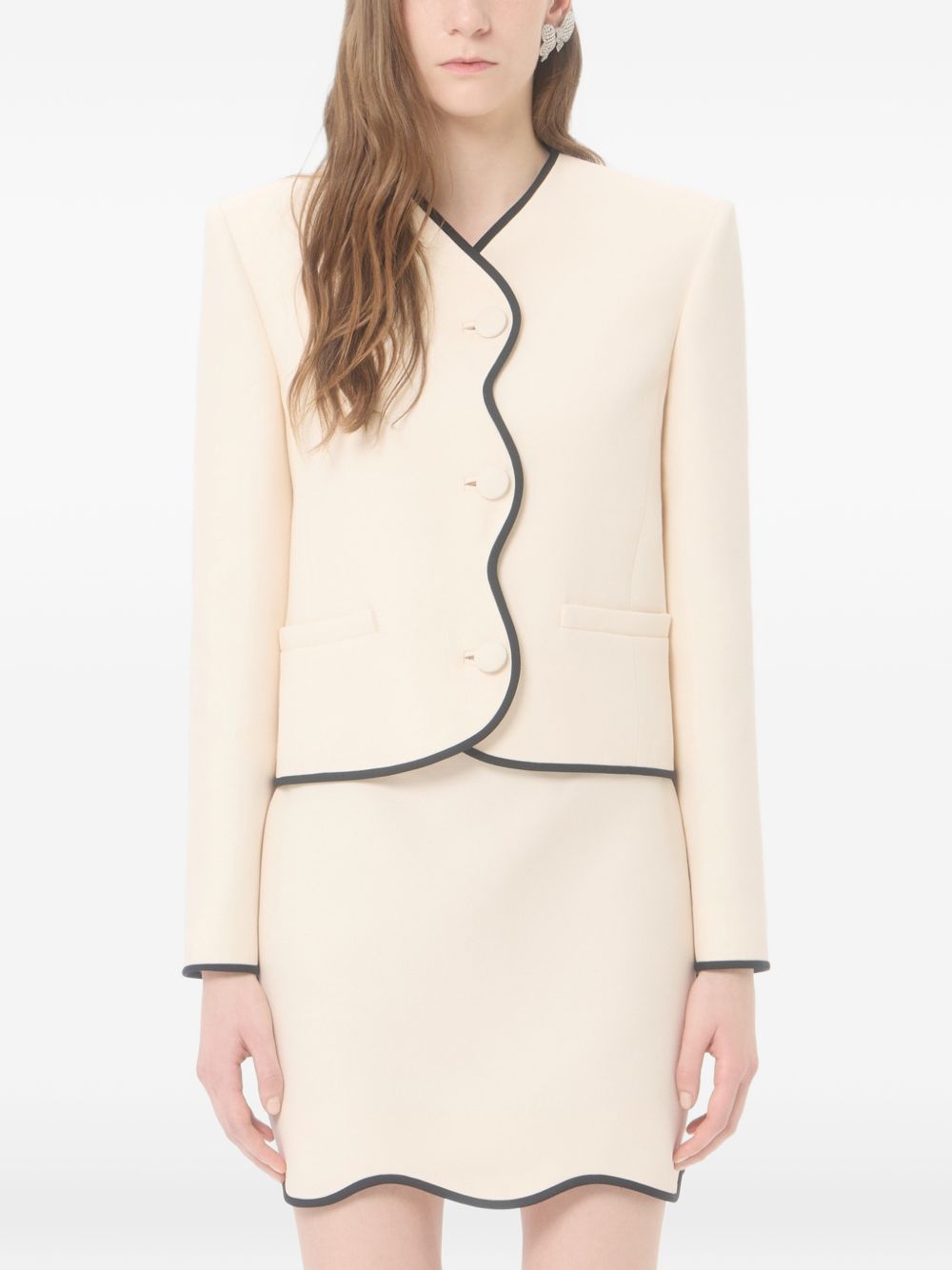 Valentino Women Wool And Silk Blend Jacket VALENTINO
