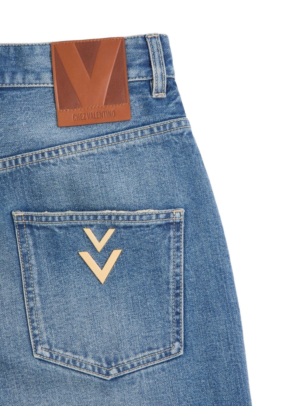 Valentino Women Denim Cotton Jeans VALENTINO