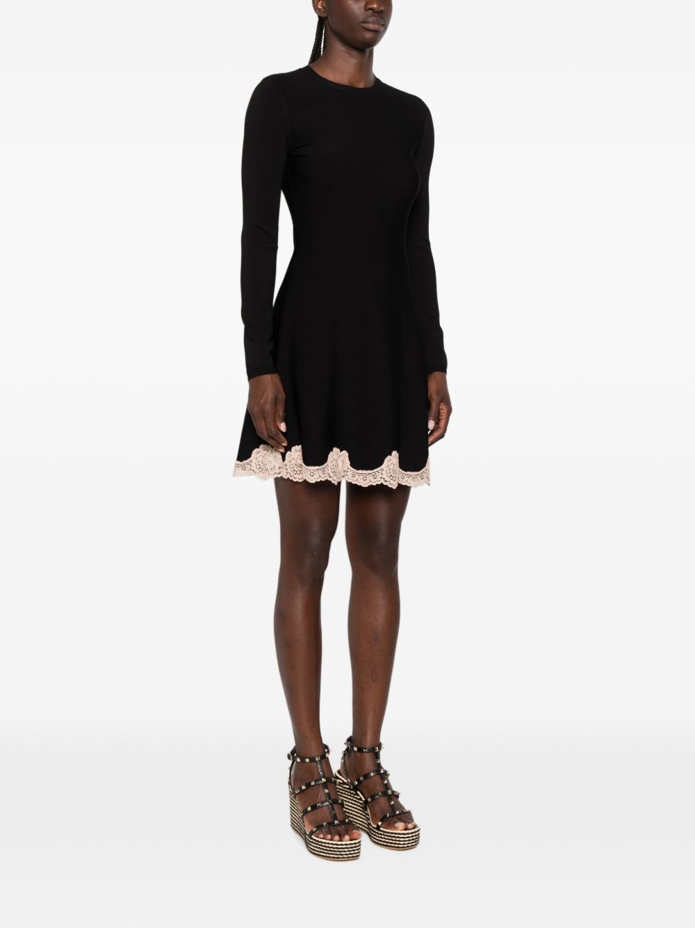 Valentino Women Lace Detail Short Dress VALENTINO