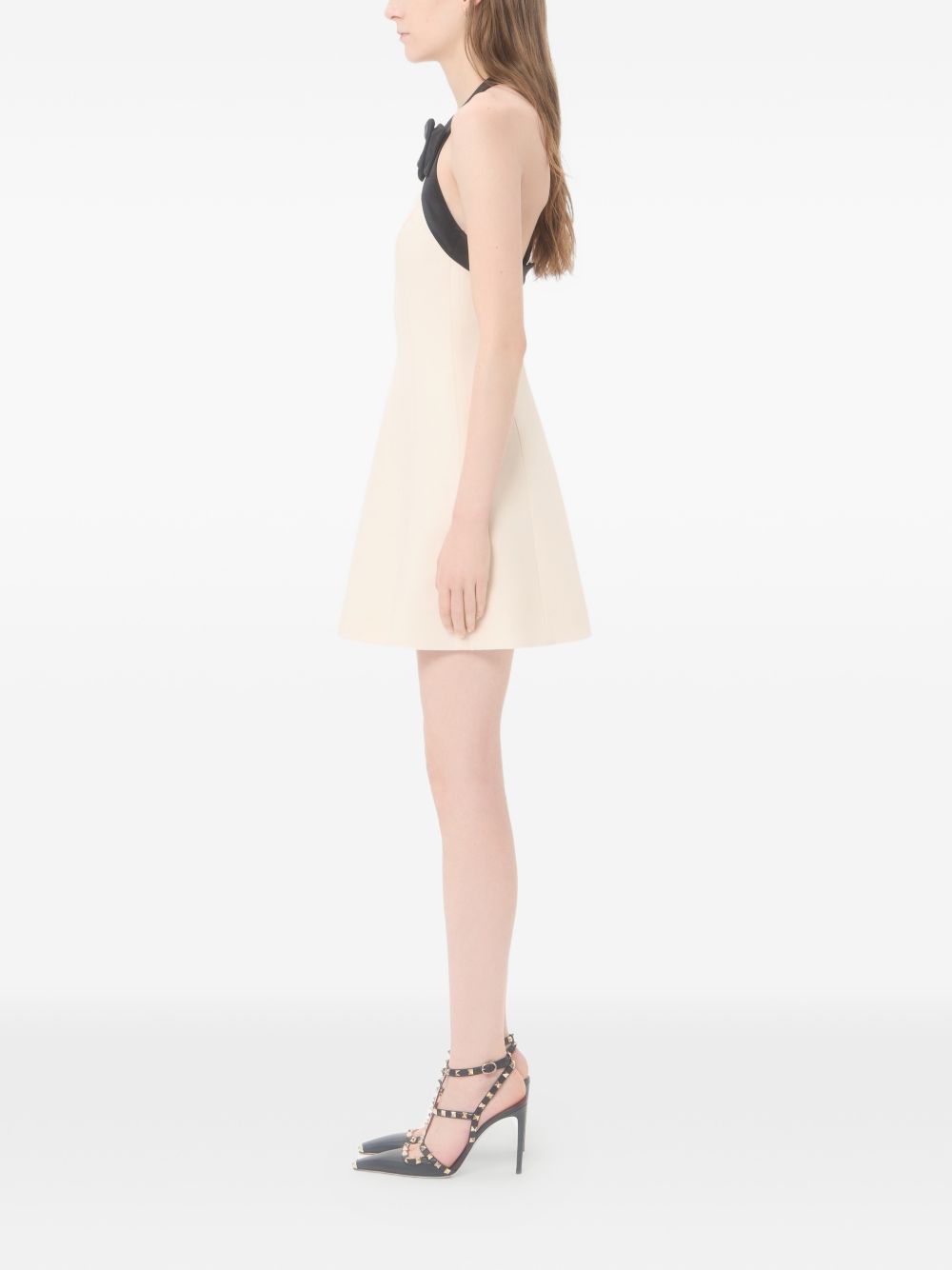 Valentino Women Wool And Silk Blend Mini Dress VALENTINO