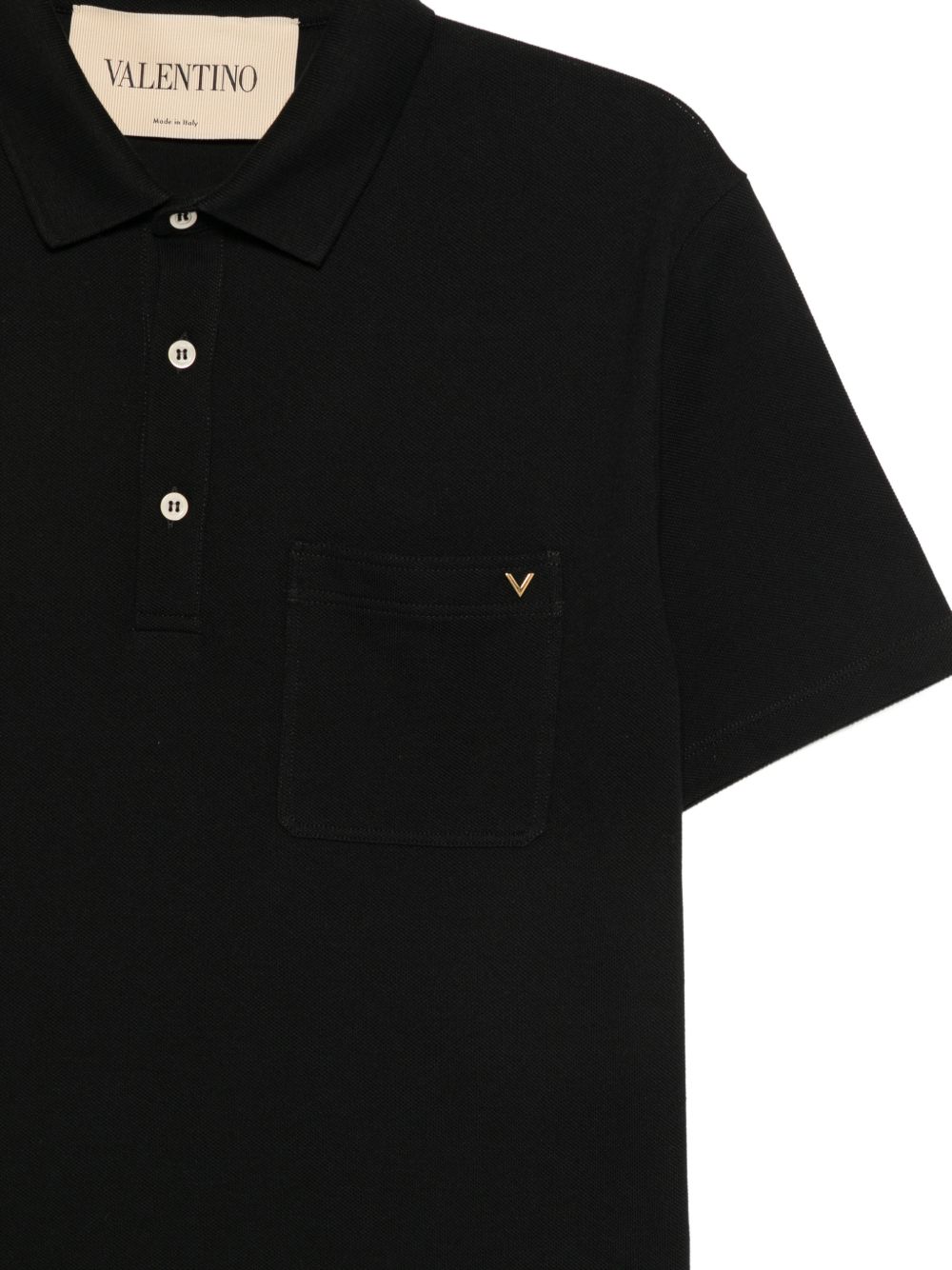 Valentino Men Vgold Cotton Polo Shirt VALENTINO