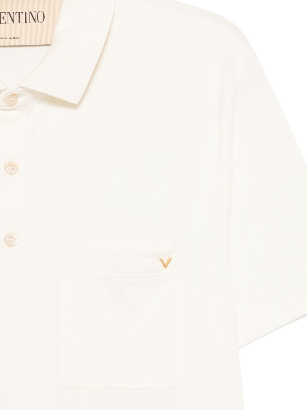 Valentino Men Vgold Cotton Polo Shirt VALENTINO