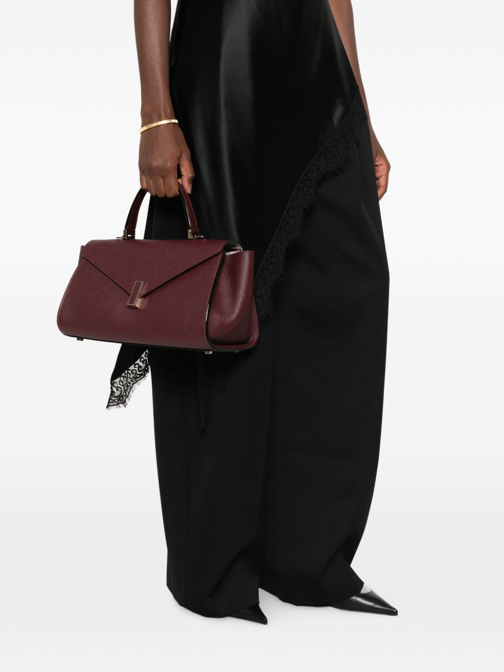 Valextra Women Iside Editor Leather Tote Bag VALEXTRA
