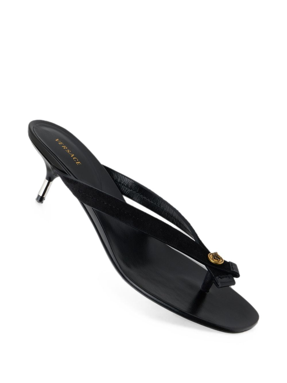 Versace Women Leather Thong Sandals VERSACE