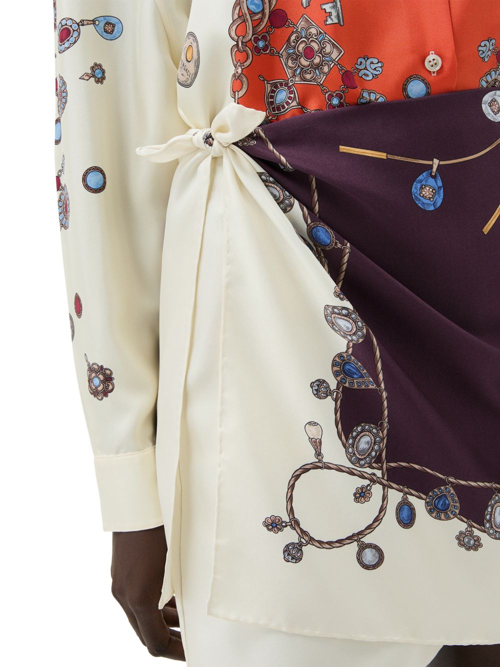 Versace Women Printed Silk Skirt VERSACE