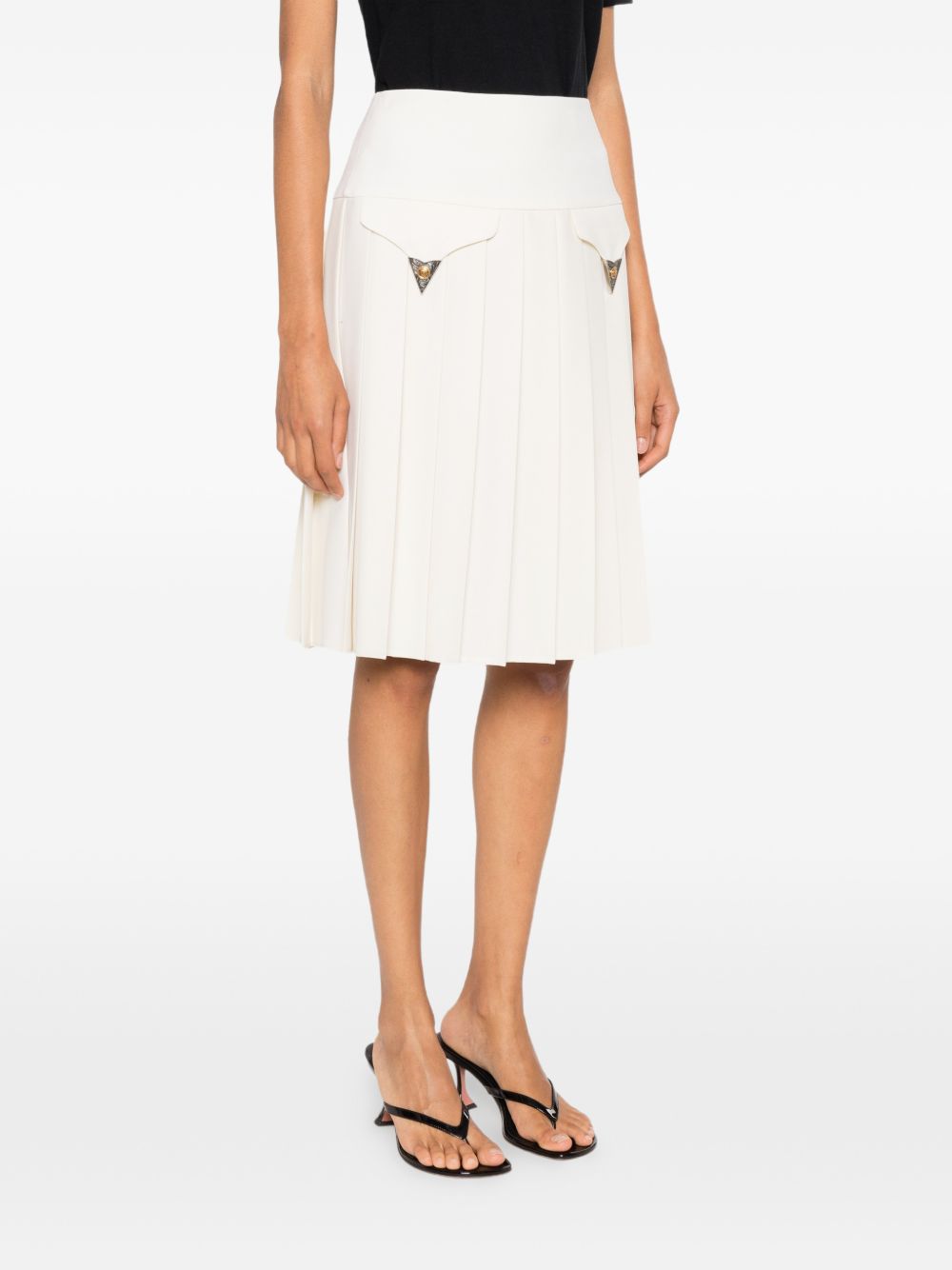 Versace Women Wool Midi Skirt VERSACE