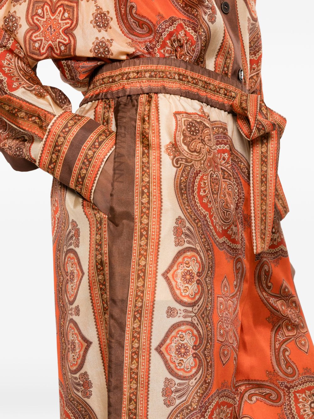 Zimmermann Women Mahon Silk Trousers ZIMMERMANN