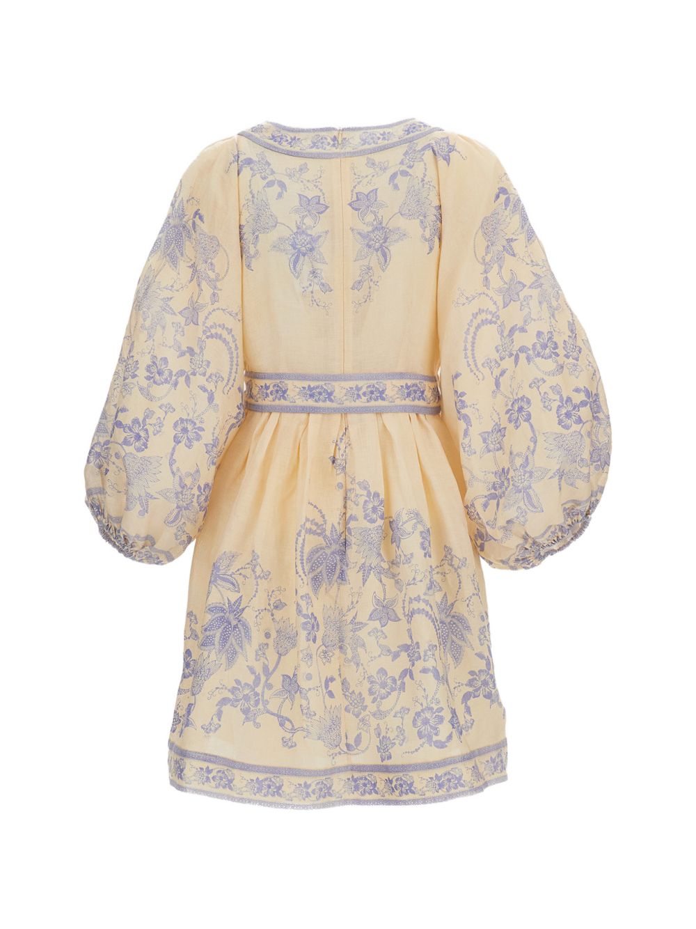 Zimmermann Women Indra Linen Mini Dress ZIMMERMANN
