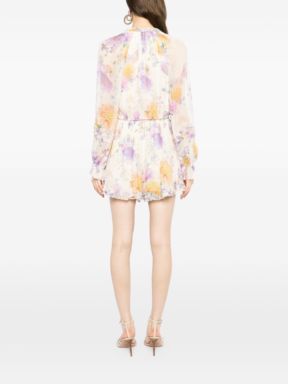 Zimmermann Women Luna Ruffled Playsuit ZIMMERMANN