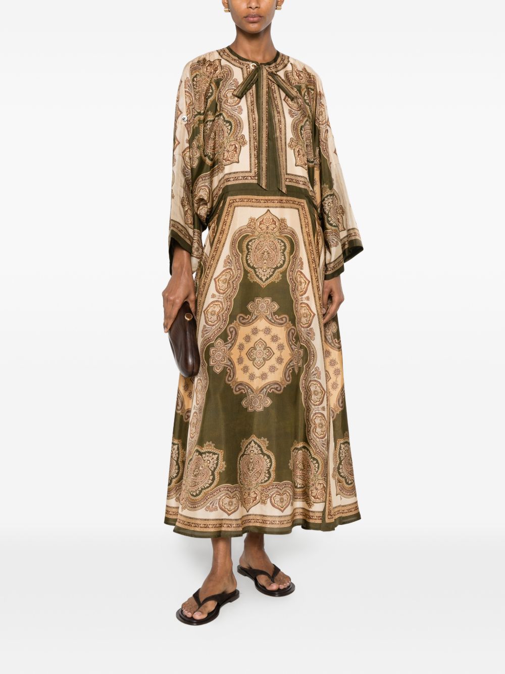 Zimmermann Women Mahon Silk Tunic Dress ZIMMERMANN