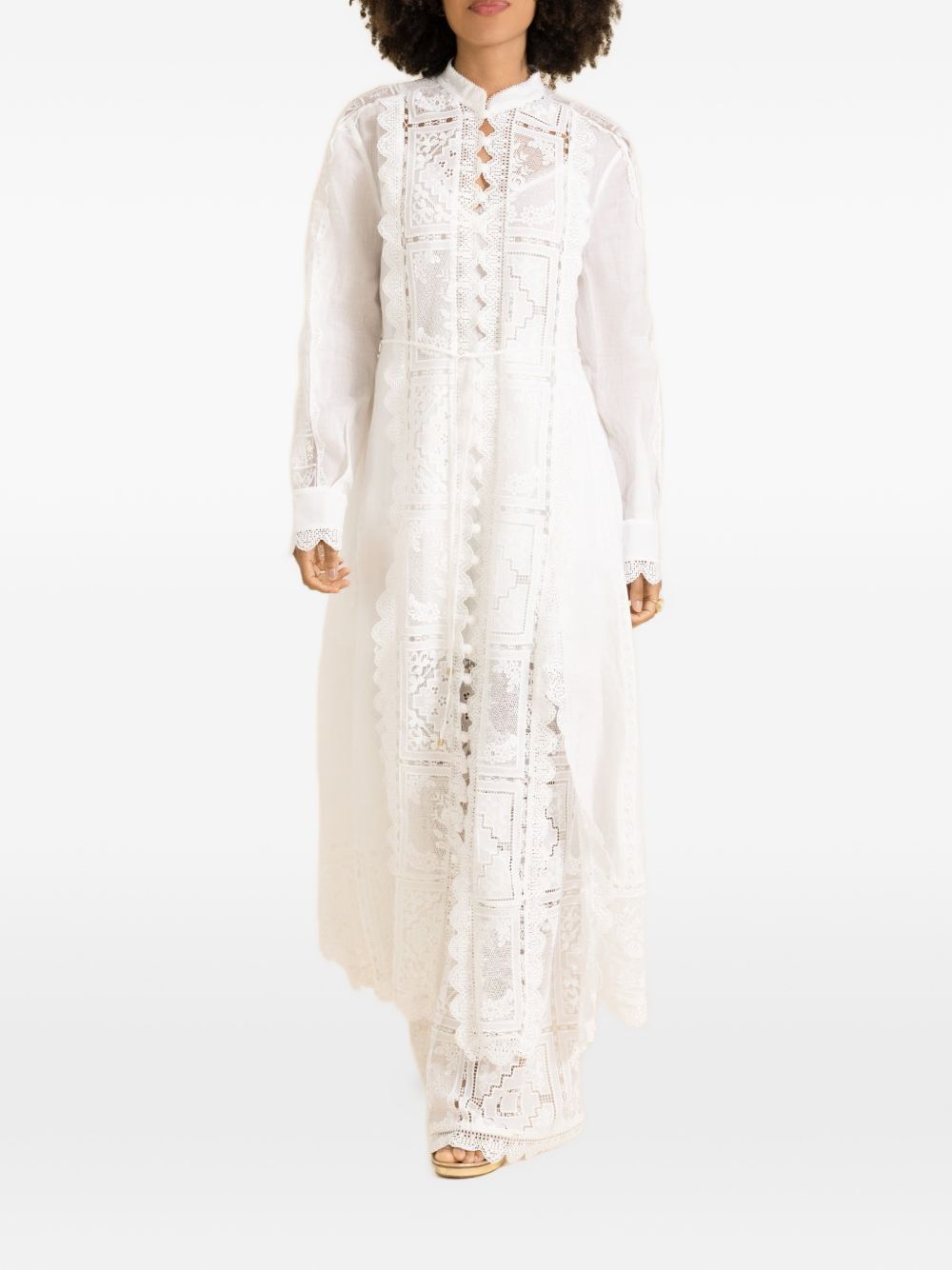 Zimmermann Women Aster Embroidered Trousers ZIMMERMANN