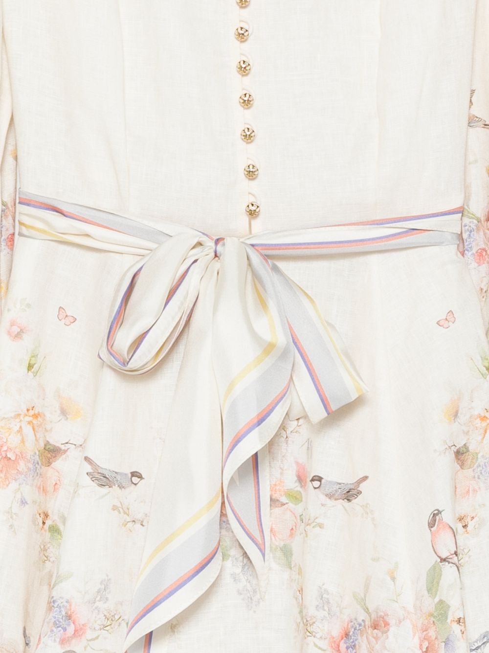 Zimmermann Women Valiant Linen Mini Dress ZIMMERMANN