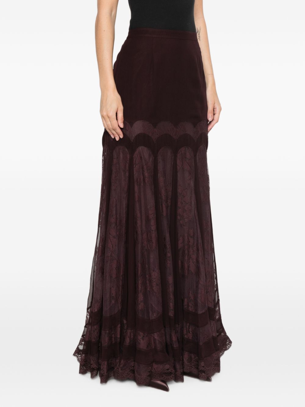 Zimmermann Women Valiant Silk Maxi Skirt ZIMMERMANN
